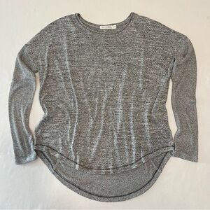 Rag & Bone Jean Women's Grey Ribbed Knitted Long Sleeve Pullover Top Size S/P